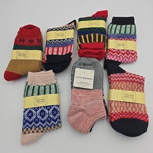 NEW Tutu Anna And Lucky Brand Women's Colorful Knit Socks designed NWT One Size